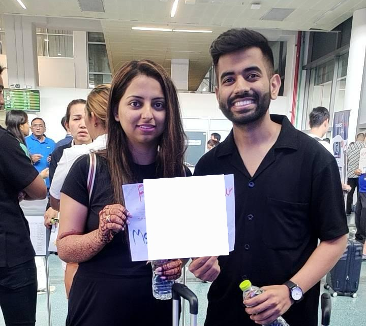 Couple enjoying Tab Holidays transportation